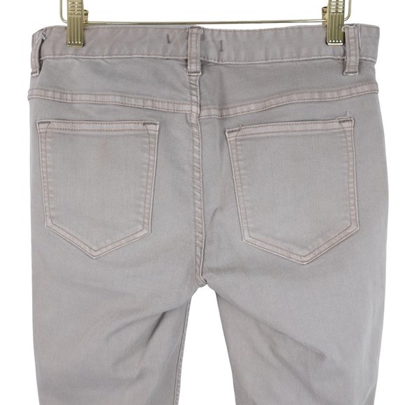 Free People 61855-16515125 Beige Destroyed Skinny Jeans Size W27 - Picture 4 of 11